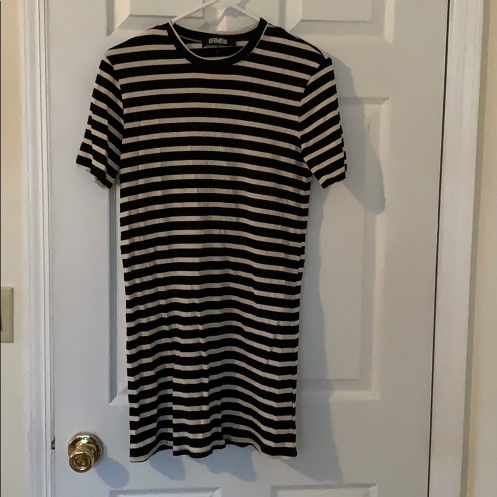 Striped t-shirt dress from reformation
